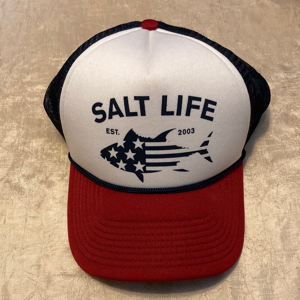 Salt Life Trucker Style adjustable snap back